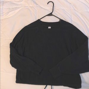 Cropped active crew neck